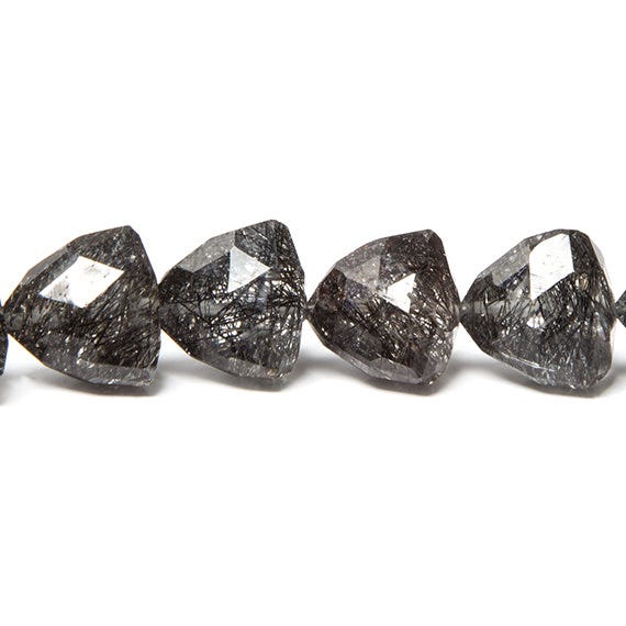 Tourmalinated Quartz Straight Drill Trillion (ONLINE ORDER ONLY)