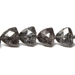 Tourmalinated Quartz Straight Drill Trillion (ONLINE ORDER ONLY)