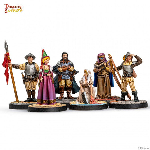 Dungeons & Lasers: Townsfolk Miniature Pack (ONLINE ORDER ONLY)