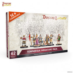 Dungeons & Lasers: Townsfolk Miniature Pack (ONLINE ORDER ONLY)