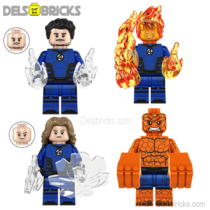 Fantastic Four First Steps Set of 4 Lego Minifigures Custom Toys 1 (ONLINE ORDER ONLY)