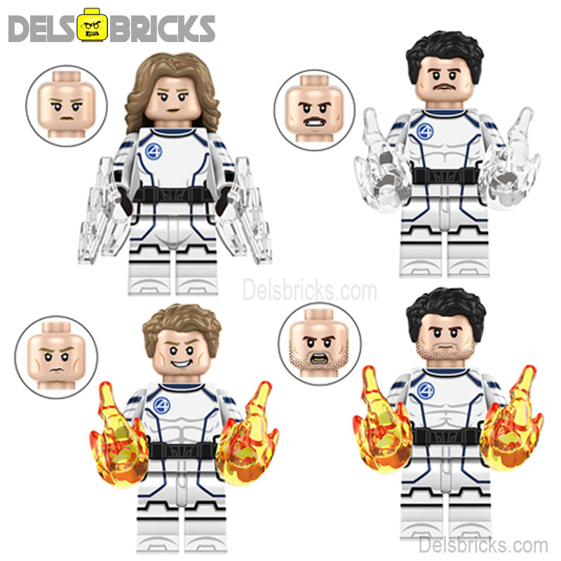 Fantastic Four First Steps Set of 4 Lego Minifigures Custom Toys 2 (ONLINE ORDER ONLY)