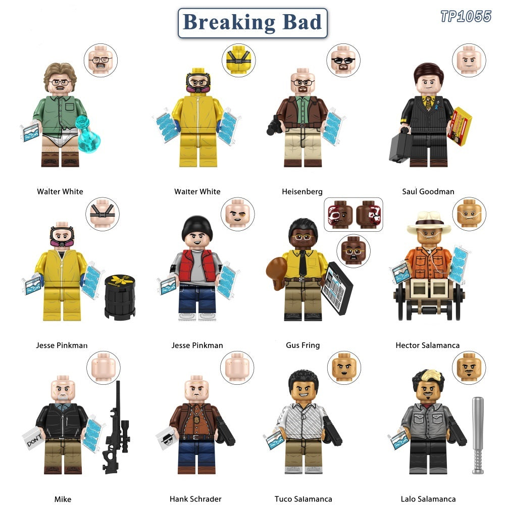 Breaking Bad Minifigure Set of 12 (ONLINE ORDER ONLY)