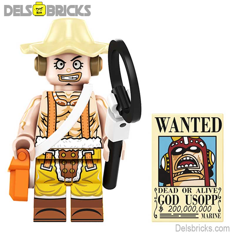 Usopp from One Piece Lego Anime Minifigures Custom Toys set5 (ONLINE ORDER ONLY)