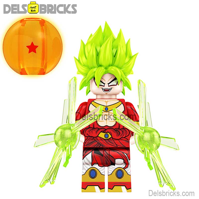 Broly Dragon Ball Z Super Lego Minifigures Anime Custom Toys 2 (ONLINE ORDER ONLY)