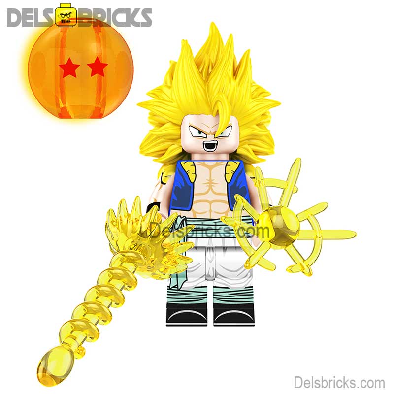 Gotenks Dragon Ball Z Lego Minifigures Anime Custom Toys 2 (ONLINE ORDER ONLY)