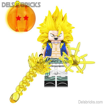 Gotenks Dragon Ball Z Lego Minifigures Anime Custom Toys 2 (ONLINE ORDER ONLY)