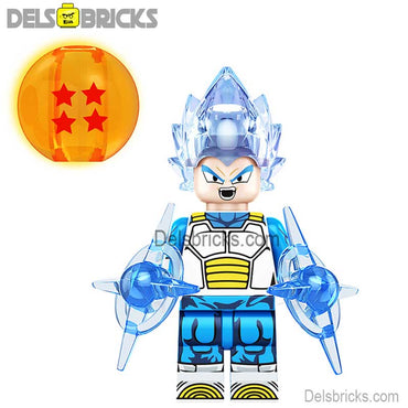 Vegeta 4 Dragon Ball Z Super Lego Minifigures Anime Custom Toys 2 (ONLINE ORDER ONLY)