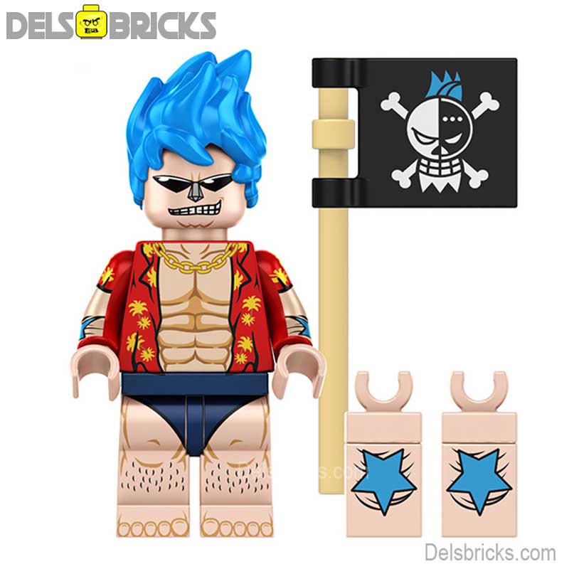 Franky ONE PIECE Anime Lego Minifigures custom toys New (ONLINE ORDER ONLY)