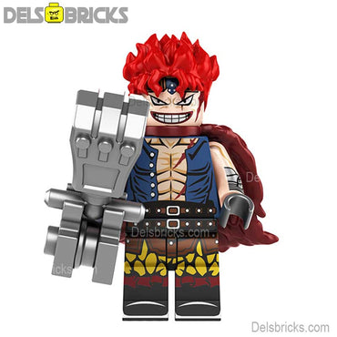Eustass Kidd from One Piece Lego Anime Minifigures Custom Toys set s7 (ONLINE ORDER ONLY)