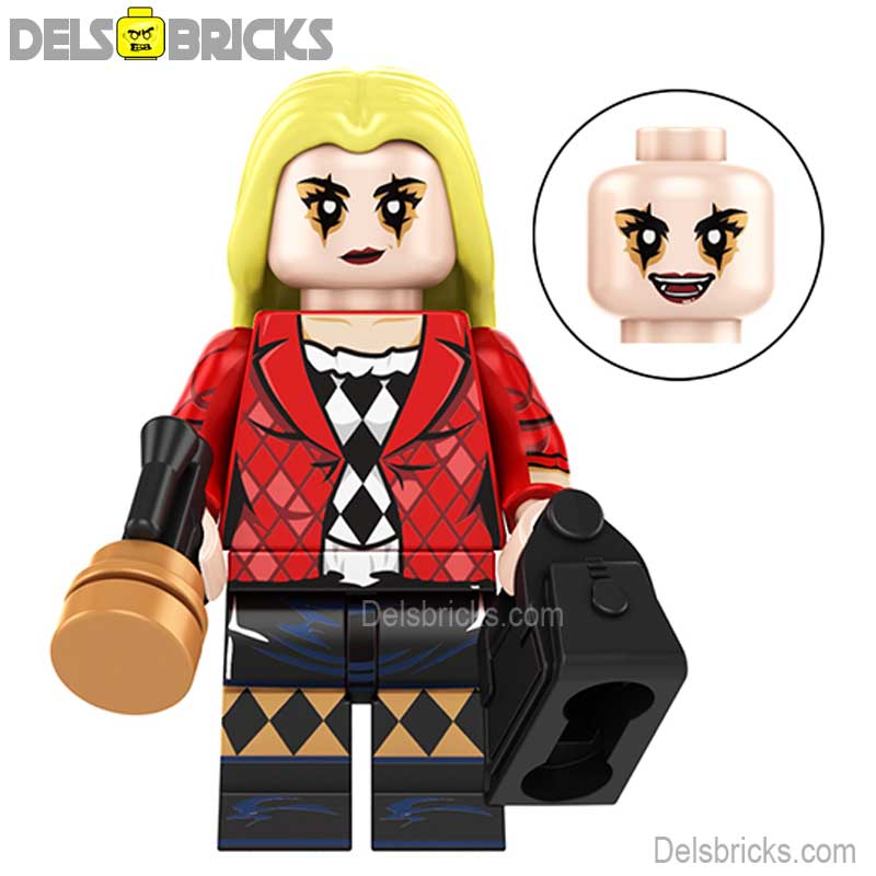 Harley Quinn from Joker 2 Lego Minifigures Custom Toys (lady gaga) 2 (ONLINE ORDER ONLY)