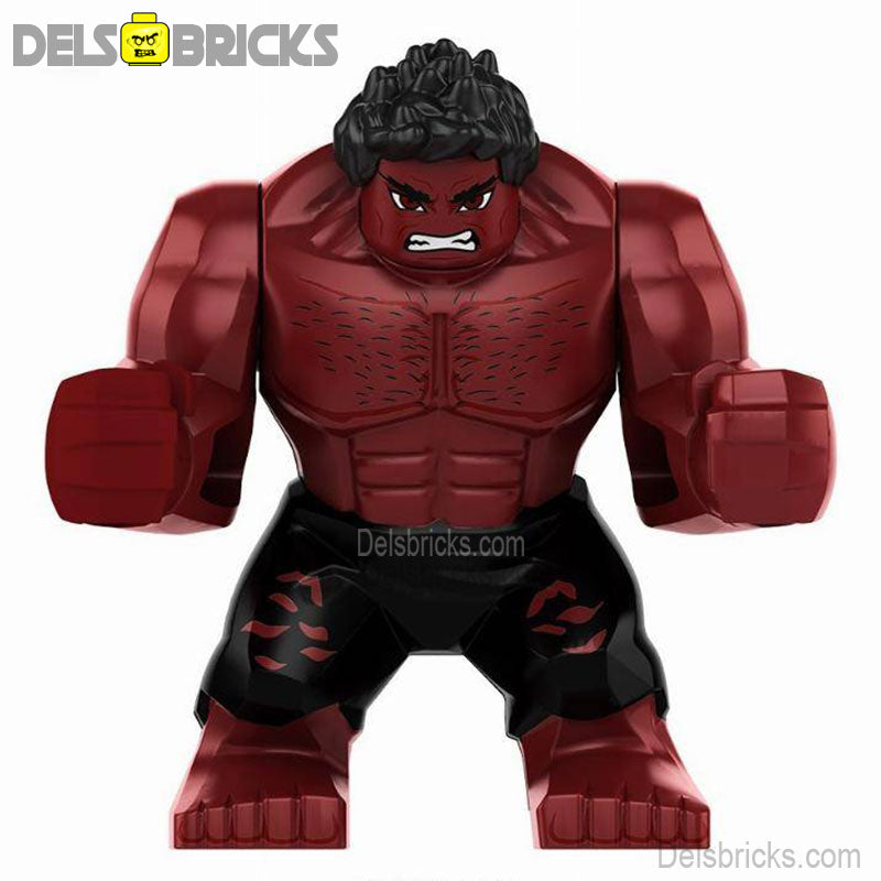 Red Hulk Captain America: Brave New World Lego Minifigures Custom Toys 1 (ONLINE ORDER ONLY)