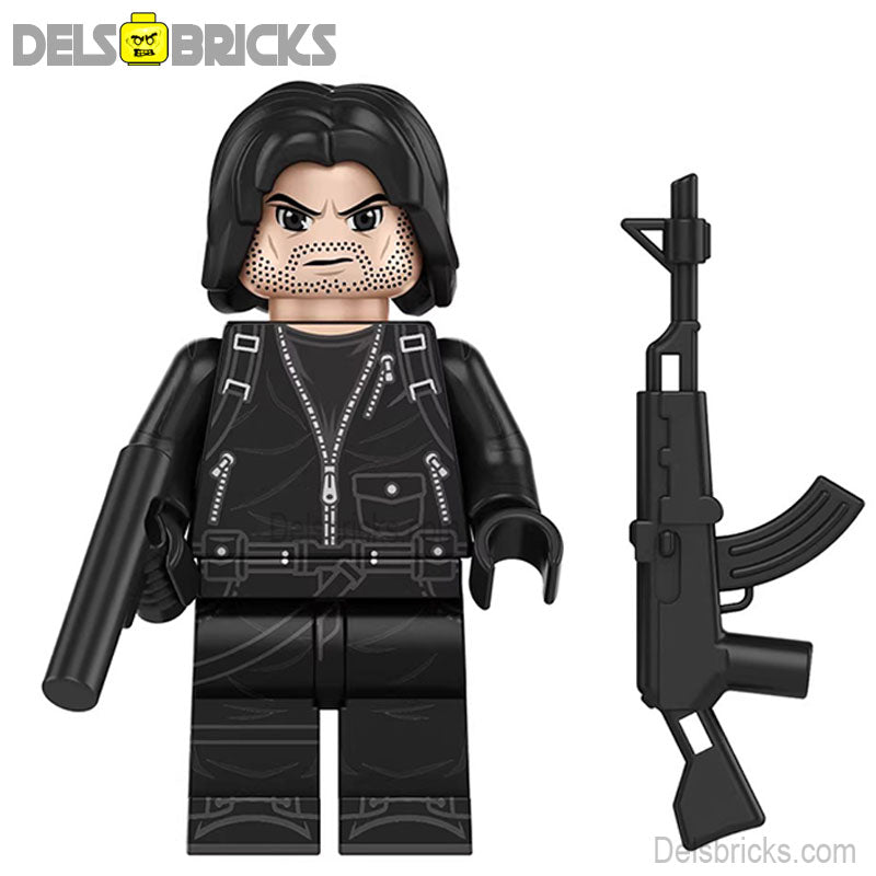 Bucky Barnes Winter Soldier Thunderbolts Best Lego Minifigures Custom Toys (ONLINE ORDER ONLY)