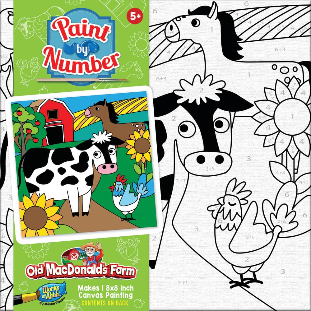 Old MacDonald's Farm - Paint by Number Kids (ONLINE ORDER ONLY)