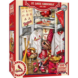 St. Louis Cardinals - Locker Room 500 Piece Jigsaw Puzzle (ONLINE ORDER ONLY)