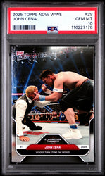 Graded 2025 Topps Now WWE John Cena #29 Wrestling Card PSA 10 Gem Mint (ONLINE ORDER ONLY)