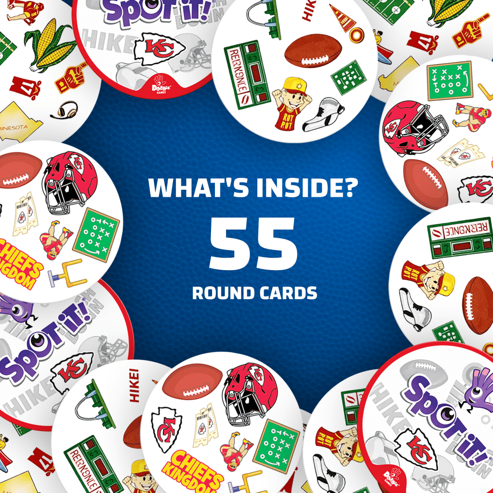 Kansas City Chiefs Spot It! Card Game