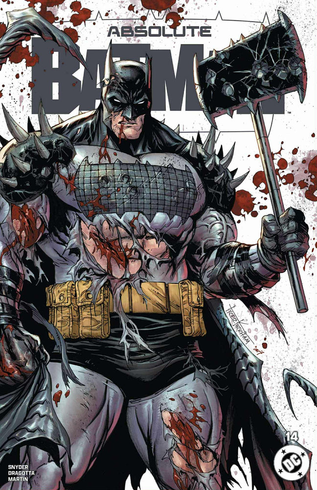 ABSOLUTE BATMAN #14 TYLER KIRKHAM EXCLUSIVE BATLLE DAMAGED BATMAN VAR (11/2025) (ONLINE ORDER ONLY)