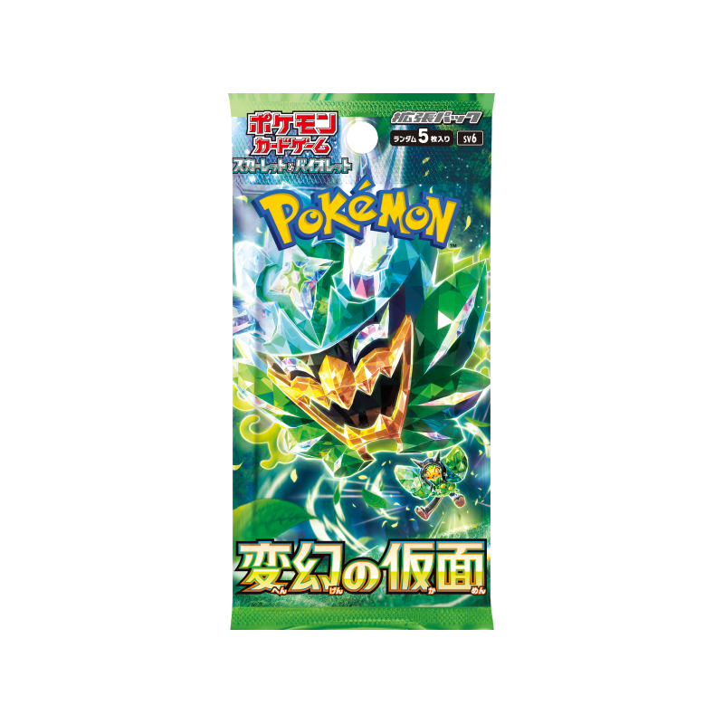 Pokemon TCG Scarlet & Violet Transformation Mask sv6 Japanese (1 Booster Pack) (ONLINE ORDER ONLY)