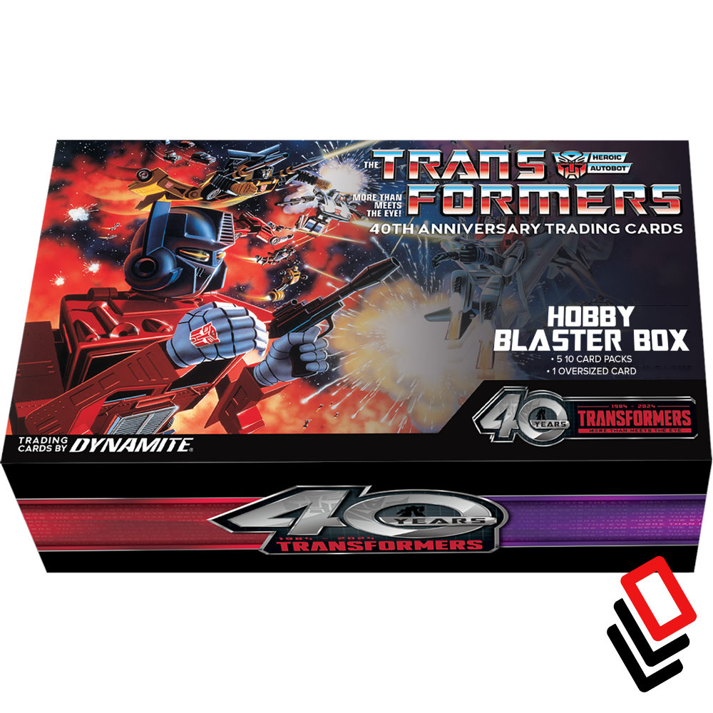 Transformers Collectible Trading Cards: 40th Anniversary Hobby Blaster Box (ONLINE ORDER ONLY)