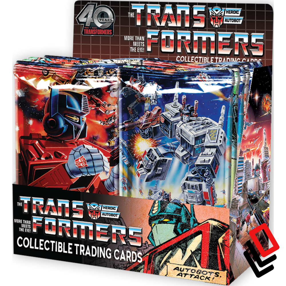 Transformers Collectible Trading Cards: 40th Anniversary Foil Booster Box (ONLINE ORDER ONLY)