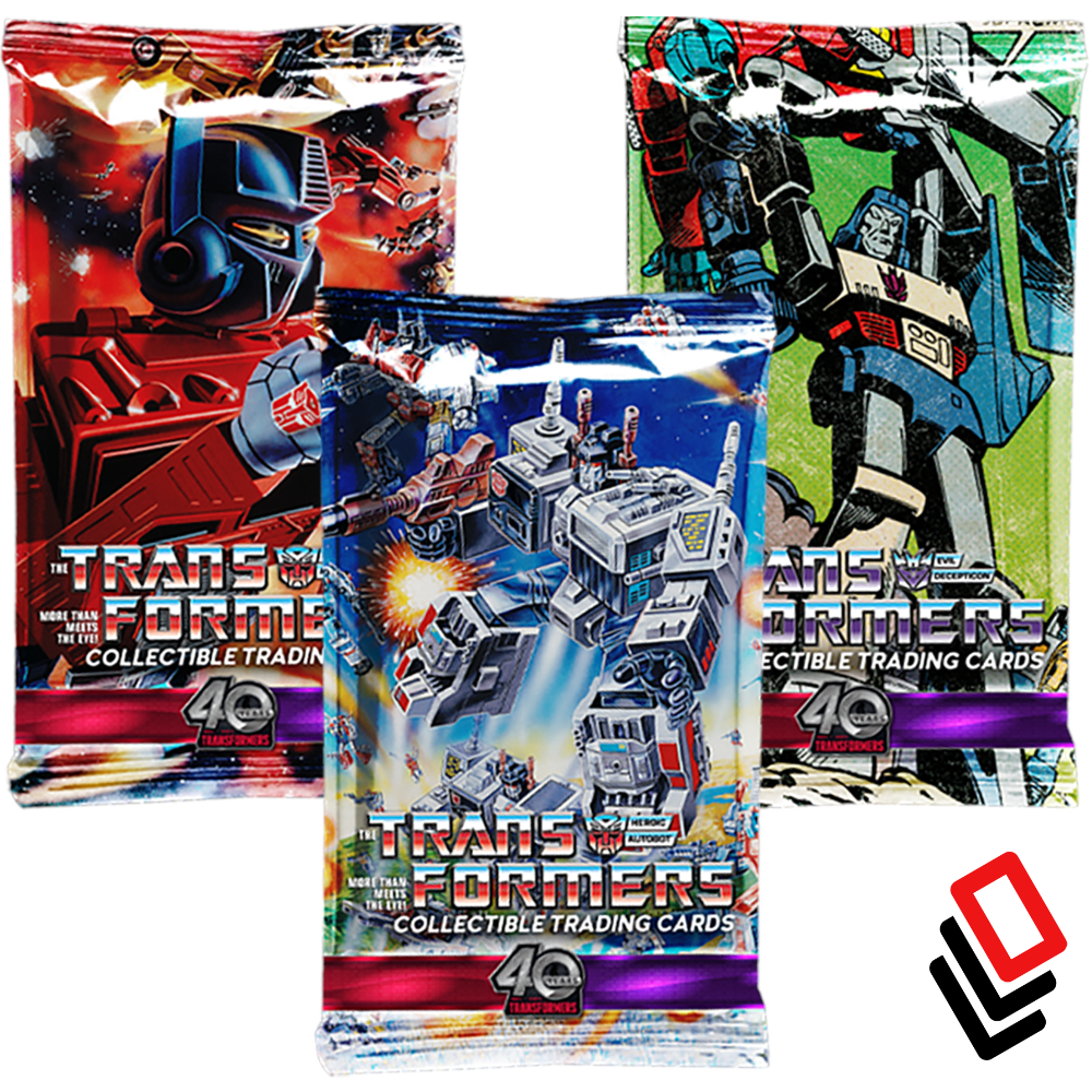 Transformers Collectible Trading Cards: 40th Anniversary Foil Booster Pack (ONLINE ORDER ONLY)