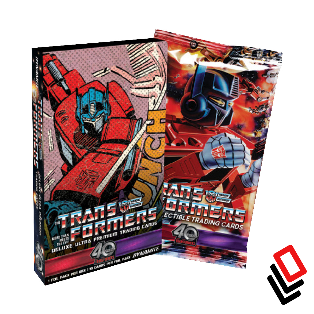 Transformers Collectible Trading Cards: 40th Anniversary Deluxe Ultra-Premium Mini-Box Foil-Pack (ONLINE ORDER ONLY)