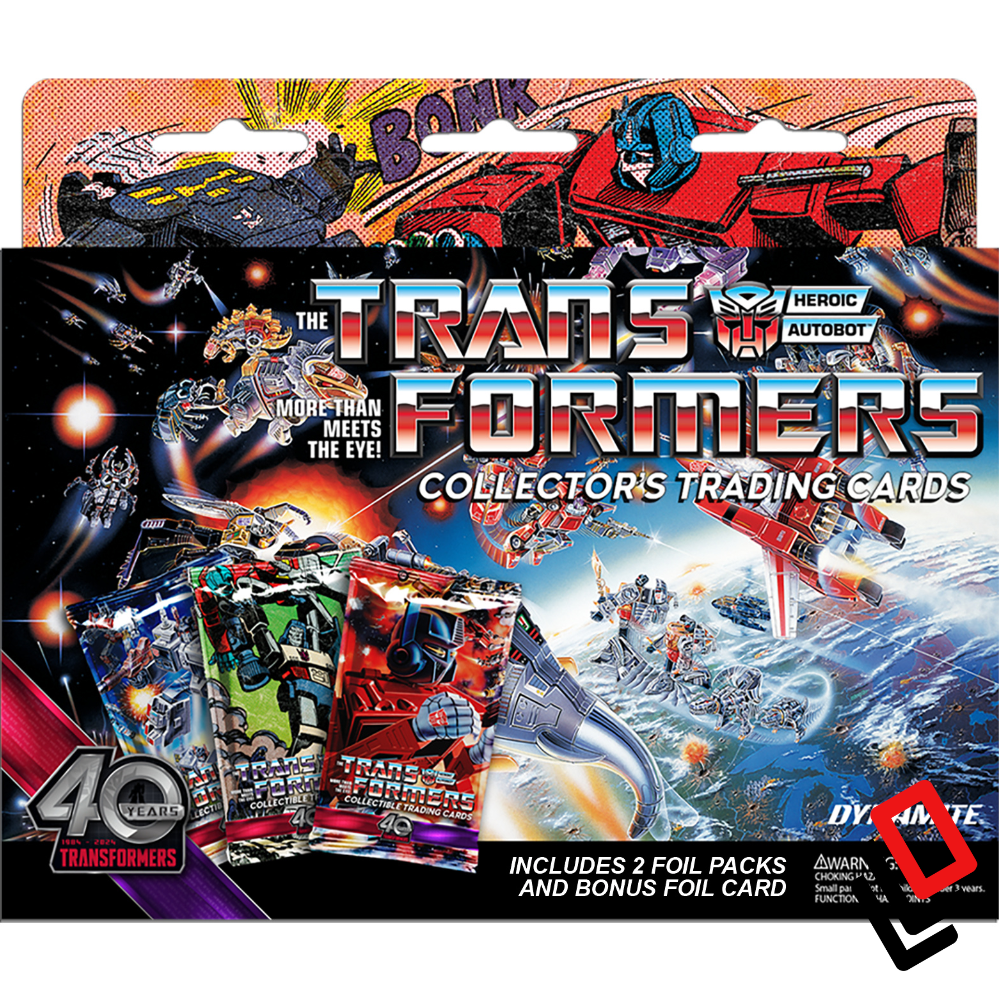 Transformers Collectible Trading Cards: 40th Anniversary Hanger Box (ONLINE ORDER ONLY)
