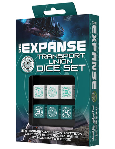 The Expanse: Transport Union Dice Set (ONLINE ORDER ONLY)