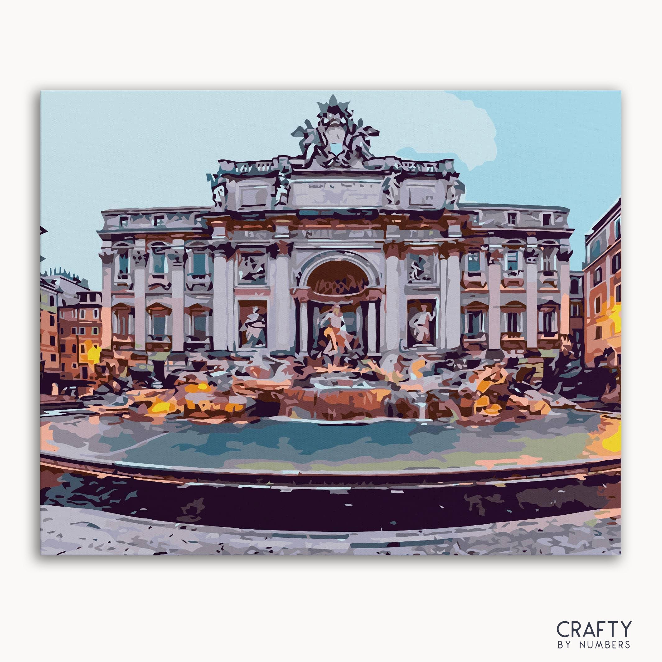 Trevi Fountain and Poli Palace (ONLINE ORDER ONLY)