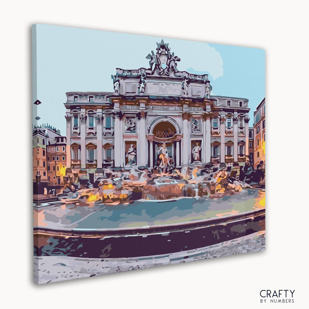 Trevi Fountain and Poli Palace (ONLINE ORDER ONLY)