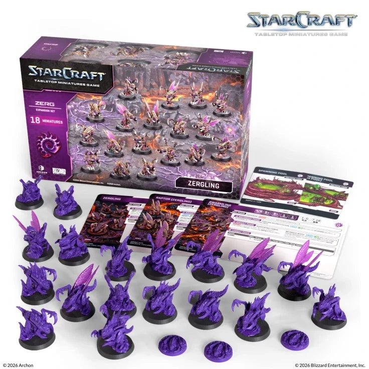 StarCraft The Miniatures Game: Zerg: Zergling Expansion Set (ONLINE ORDER ONLY)