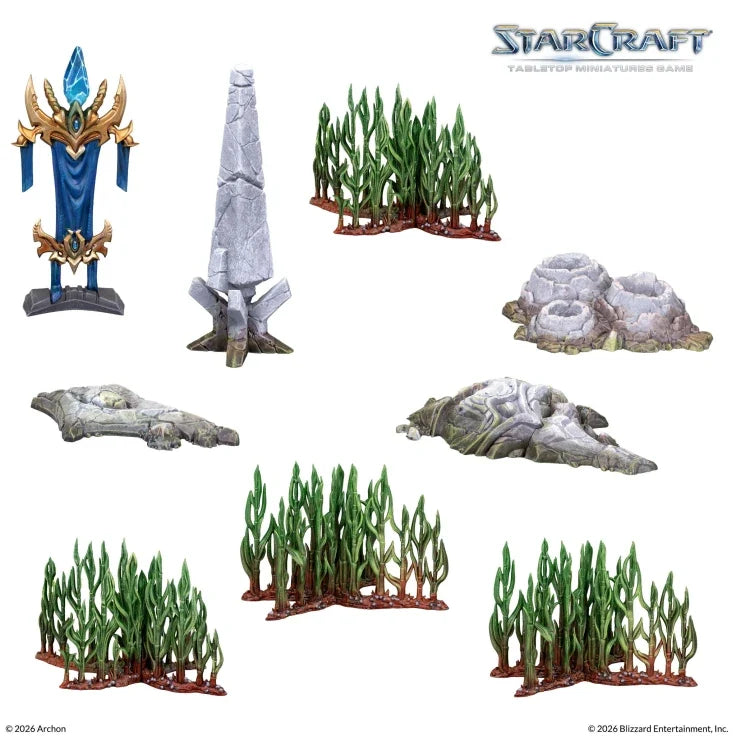 StarCraft The Miniatures Game: Terrain: Lost Temple Expansion Set (ONLINE ORDER ONLY)