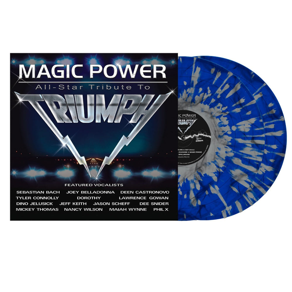 Magic Power: All Star Tribute To Triumph (Indie Exclusive) (Blue/White Splatter Vinyl) (2LP) [Vinyl] (ONLINE ORDER ONLY)