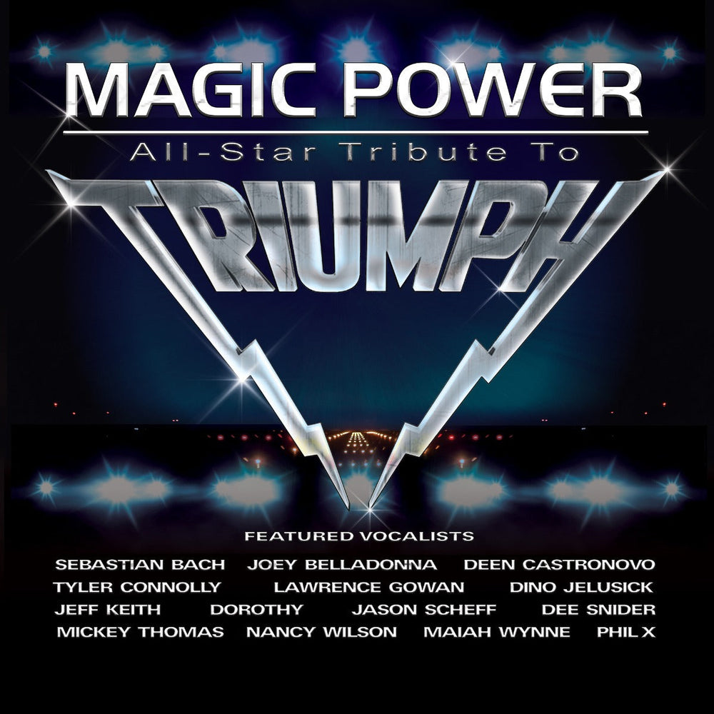 Magic Power: All Star Tribute To Triumph (Indie Exclusive) (Blue/White Splatter Vinyl) (2LP) [Vinyl] (ONLINE ORDER ONLY)