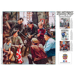Saturday Evening Post - Homecoming Marine 1000 Piece Jigsaw Puzzle (ONLINE ORDER ONLY)