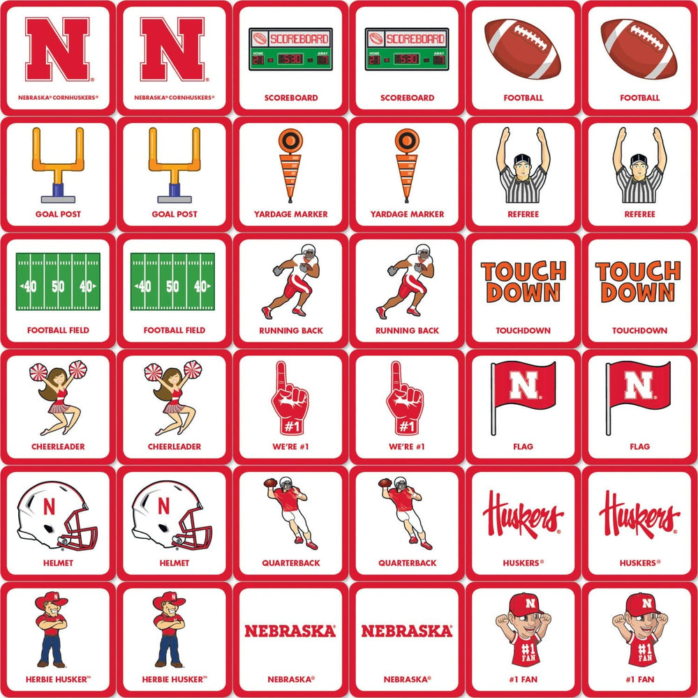 Nebraska Cornhuskers Matching Game (ONLINE ORDER ONLY)