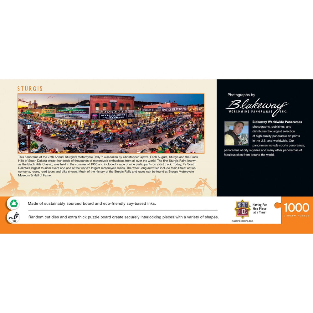 Sturgis, South Dakota 1000 Piece Panoramic Jigsaw Puzzle (ONLINE ORDER ONLY)