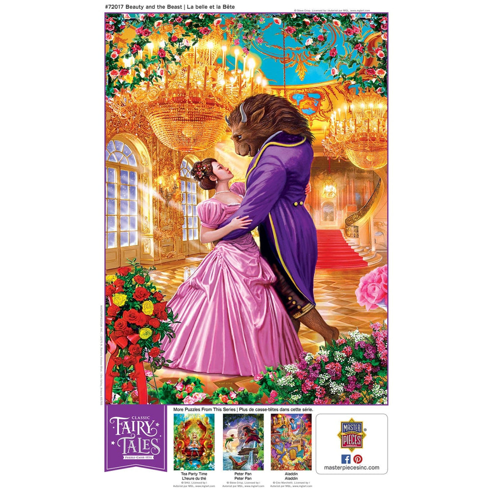 Classic Fairy Tales - Beauty and the Beast 1000 Piece Jigsaw Puzzle (ONLINE ORDER ONLY)