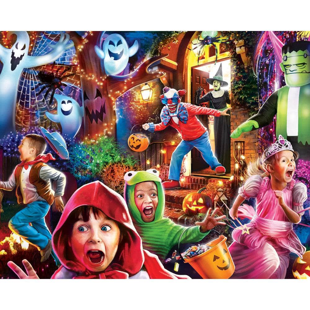 Halloween Glow in the Dark 4-Pack 100 Piece Jigsaw Puzzles (ONLINE ORDER ONLY)
