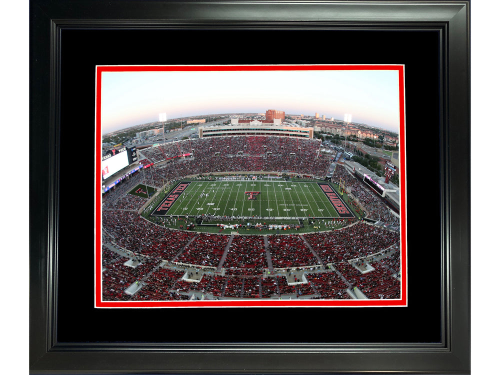 Framed Jones AT&T Stadium Texas Tech Red Raiders 11"x14" NCAA Football Photo Professionally Matted (ONLINE ORDER ONLY)