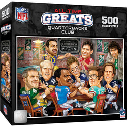 NFL Quarterbacks Club - All Time Greats 500 Piece Jigsaw Puzzle (ONLINE ORDER ONLY)