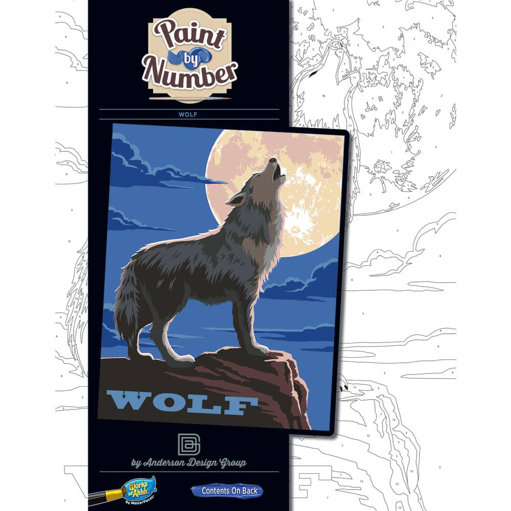 Wolf - Paint by Number (ONLINE ORDER ONLY)