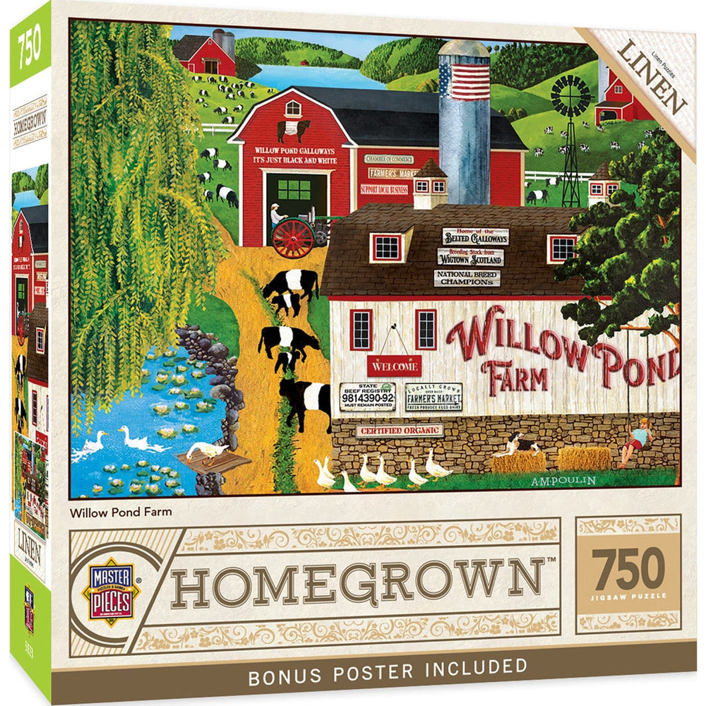 Homegrown - Willow Pond Farm 750 Piece Jigsaw Puzzle (ONLINE ORDER ONLY)