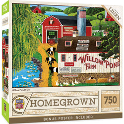 Homegrown - Willow Pond Farm 750 Piece Jigsaw Puzzle (ONLINE ORDER ONLY)
