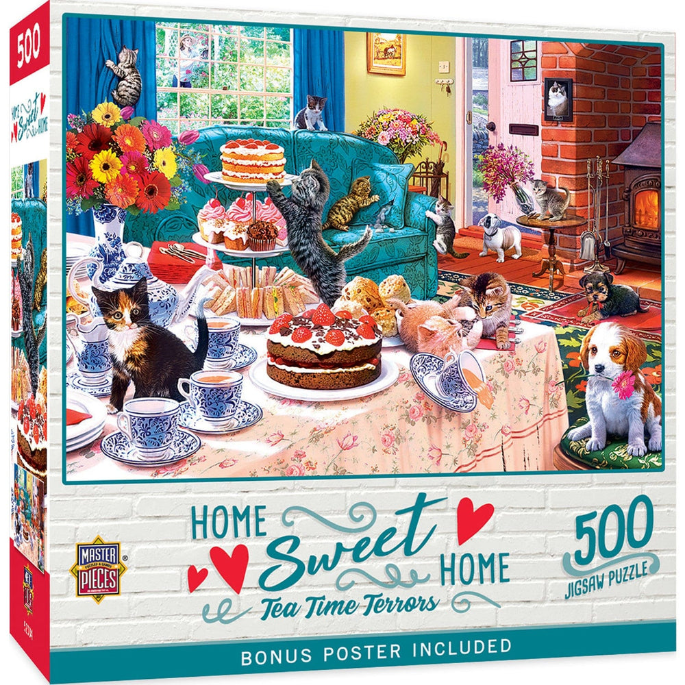 Home Sweet Home - Tea Time Terrors 500 Piece Jigsaw Puzzle (ONLINE ORDER ONLY)