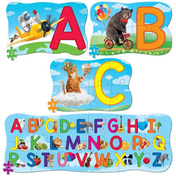 ABC's - Educational 4-Pack Jigsaw Puzzles (ONLINE ORDER ONLY)