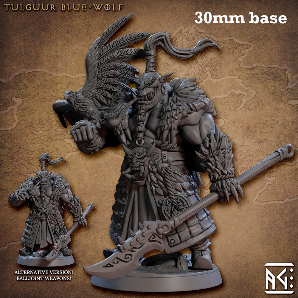 Tulguur Blue-Wolf (Male Orc Shaman) (ONLINE ORDER ONLY)