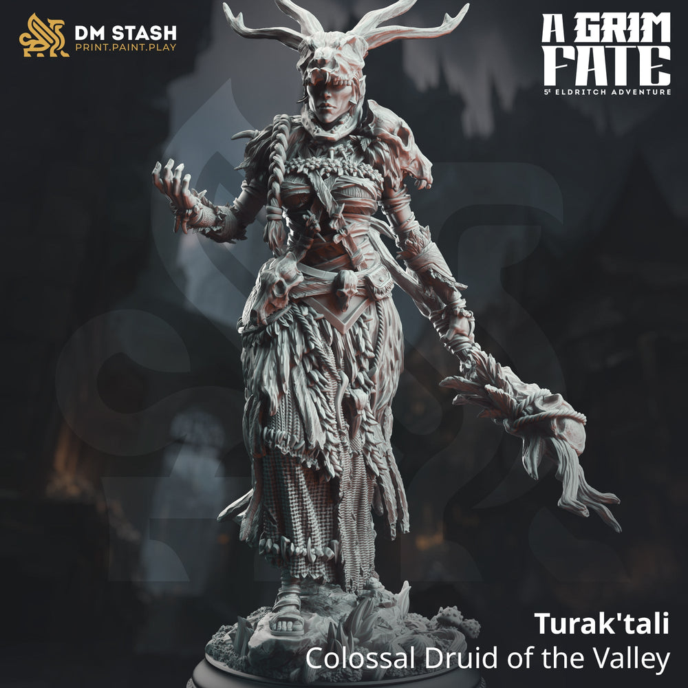 Turak'tali, Colossal Druid of the Valley (Female Goliath Druid) (Online Order Only)