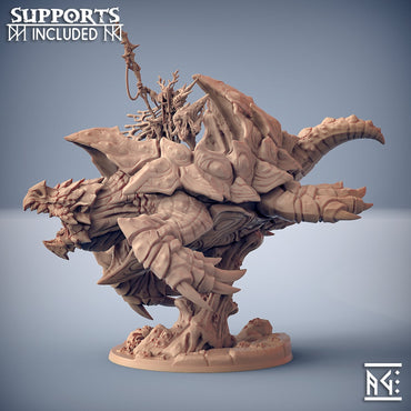 3D Printed Artisan Guild Turtledragon Leviathan Sunken Kingdom 28mm 32mm (Online Only)